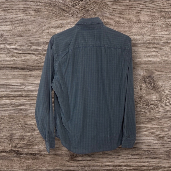 ⭐️Abercrombie & Fitch Green And Blue Casual Button Down Shirt Size L - Picture 2 of 6